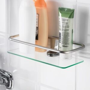 IKEA KALKGRUND Chrome Shower Shelf